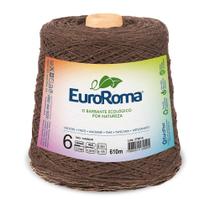 Barbante Colorido nº6 c/ 600g EuroRoma - Marrom