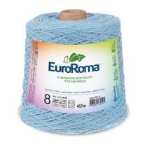 Barbante Colorido nº8 c/ 600g EuroRoma - Azul Bebê