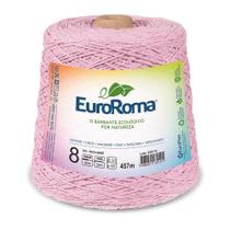 Barbante Colorido nº8 c/ 600g EuroRoma - Rosa Bebê