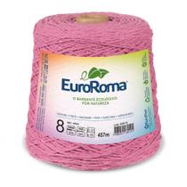 Barbante Colorido nº8 c/ 600g EuroRoma - Rosa