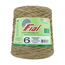 Barbante Crochê Fial Colorido 700g - N. 6 - 35 - Marrom - Barbantes Fial