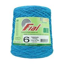 Barbante Crochê Fial Colorido 700g - N. 6 - 56 - Azul Turquesa