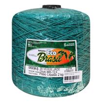 Barbante Crochê Numero 6 Fios 2 Kg Verde Eco Brasil