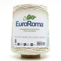 Barbante Cru Euroroma 600 gramas Fio N 6 e 8 para Croche, Trico, Amigurumi e Artesanato