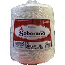 Barbante Cru Soberano Cone de 1 Kilo Fio Espessura N 2, 3, 4, 6, 8, 10, 12 e 14 para Crochê, Tricô e Artesanato Barbante Cru Soberano Cone de 1 Kilo Fio Espessura N 2, 3, 4, 6, 8, 10, 12 e 14 para Crochê, Tricô e Artesanato