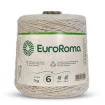 Barbante Cru Têxtil Euro Roma 1kg Artesanato Sustentável -