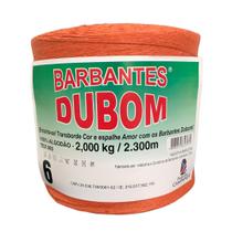 Barbante Dubom Alaranjado - 2 Kg - Fio 6 - 2300m