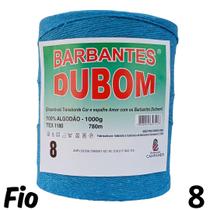 Barbante Dubom Azul Turquesa - 1 Kg - Fio 8 Barbante Dubom Azul Turquesa - 1 Kg - Fio 8