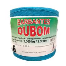 Barbante Dubom Azul Turquesa - 2 Kg - Fio 6 - 2300m Barbante Dubom Azul Turquesa - 2 Kg - Fio 6 - 2300m