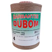 Barbante Dubom Castanho - 700 Gr - Fio 4 - 1240m