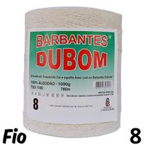 Barbante Dubom Cru Tradicional - 1 Kg - Fio 8 - 780m