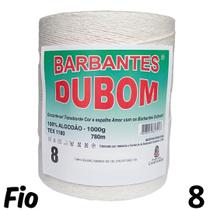 Barbante Dubom Cru Tradicional - 1 Kg - Fio 8 - 780m