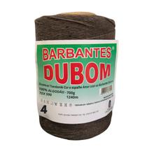 Barbante Dubom Marrom Café Colonial - 700 Gr - Fio 4 - 1240m