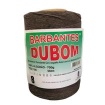 Barbante Dubom Marrom Café Colonial - 700Gr - Fio 8 - 550m