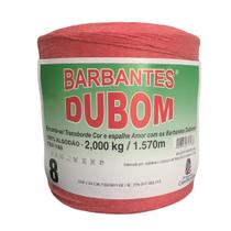 Barbante Dubom Melancia - 2 Kg - Fio 8 - 1570m