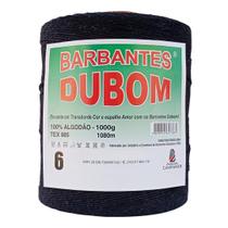 Barbante Dubom Preto - 1 Kg - Fio 6 - 1080m