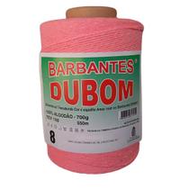 Barbante Dubom Rosa Neon - 700 Gr - Fio 8 - 550m
