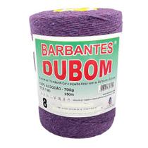 Barbante Dubom Roxo Uva - 700Gr - Fio 8 - 550m