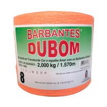 Barbante Dubom Salmão Neon - 2 Kg - Fo 8 - 1570m