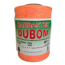 Barbante Dubom Salmão Neon - 700 Gr - Fio 6 - 760m