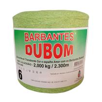 Barbante Dubom Verde Abacate - 2 Kg - Fio 6 - 2300m Barbante Dubom Verde Abacate - 2 Kg - Fio 6 - 2300m