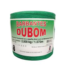 Barbante Dubom Verde Bandeira 2 Kg - Fio 8 - 1570m