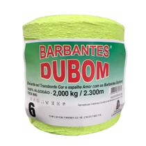 Barbante Dubom Verde Neon - 2 Kg - Fio 6 - 2300m
