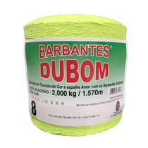Barbante Dubom Verde Neon - 2 Kg - Fio 8 - 1570m