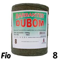 Barbante Dubom Verde Oliva - 1 Kg - Fio 8 - 780m Barbante Dubom Verde Oliva - 1 Kg - Fio 8 - 780m