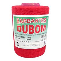 Barbante Dubom Vermelho - 700Gr - Fio 8 - 550m