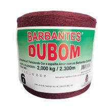 Barbante Dubom Vinho - 2 Kg - Fio 6 - 2300m Barbante Dubom Vinho - 2 Kg - Fio 6 - 2300m