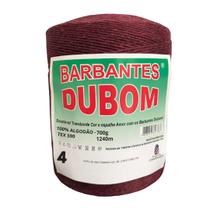 Barbante Dubom Vinho - 700 Gr - Fio 4 - 1240m