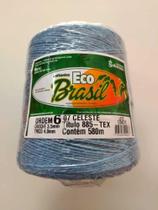 BARBANTE ECO BRASIL COLORIDO N 6 700g 580m - COR 7 CELESTE - Soberano BARBANTE ECO BRASIL COLORIDO N 6 700g 580m - COR 7 CELESTE - Soberano