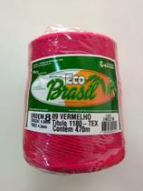BARBANTE ECO BRASIL COLORIDO N 8 700g 470m - COR 09 VERMELHO - Soberano
