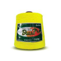 Barbante eco brasil soberano 04 cor 45 amarelo neon unidade