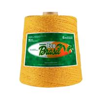Barbante eco brasil soberano 08 cor 13 amarelo forte unidade