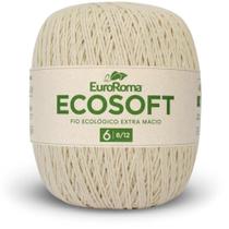 Barbante Ecosoft 8/12 422G 452M Cru 100 Euroroma Barbante Ecosoft 8/12 422G 452M Cru 100 Euroroma