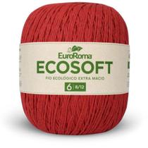 Barbante Ecosoft 8/12 422G 452M Vermelho 1000 Euroroma Barbante Ecosoft 8/12 422G 452M Vermelho 1000 Euroroma