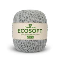 Barbante Ecosoft EuroRoma 08/12 422g - Cor 270 - Cinza Barbante Ecosoft EuroRoma 08/12 422g - Cor 270 - Cinza