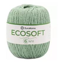 BARBANTE ECOSOFT EUROROMA 6 8/12 422 GR COR 809 ALECRIM - Fio de Algodão Sustentável