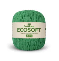 Barbante Ecosoft EuroRoma Verde bandeira 6 08/12 422g Barbante Ecosoft EuroRoma Verde bandeira 6 08/12 422g