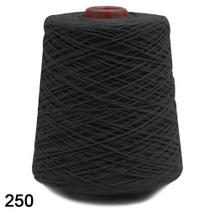 Barbante euroroma 600 gr fio 4 cor 250 preto 915 metros