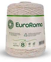 BARBANTE EUROROMA 600 GR FIO 8 CRÚ 457 METROS - Algodão Reciclado BARBANTE EUROROMA 600 GR FIO 8 CRÚ 457 METROS - Algodão Reciclado