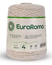 Barbante Euroroma 600g Fio 4 Cor Cru 915 Metros - Ecológico