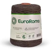 Barbante EuroRoma 600g Fio 6 Cor 1100 Marrom 610 Metros