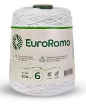 Barbante EuroRoma 600g Fio 6 Cor 200 Branco 610 Metros
