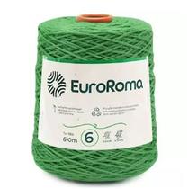 Barbante EuroRoma 600g Fio 6 Verde Bandeira 610 Metros