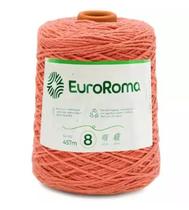 Barbante EuroRoma 600g Fio 8 Laranja 457 Metros