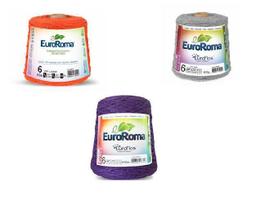 Barbante Euroroma 600G - Nº 6 - Kit 3 Unidades