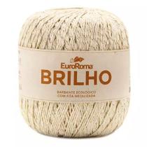 Barbante EuroRoma Brilho Ouro 4/6 400g - Cor 100 - Crú